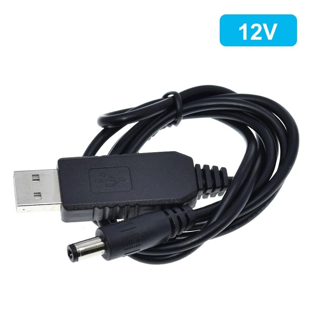 USB Step Up Converter Cable 5V to 9V 12V Power Boost Adapter