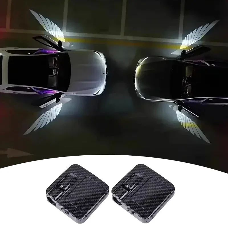 Wireless LED Car Door Projector Lights – Magnetic Auto Welcome Logo Light (No Wiring Required)