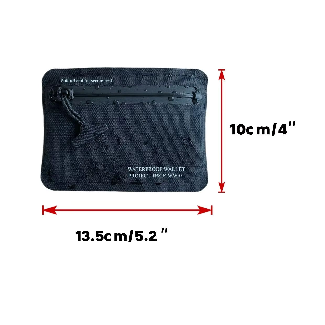 Tactical Coin Purse Key Card Holder - Waterproof EDC Mini Wallet with MOLLE Clip