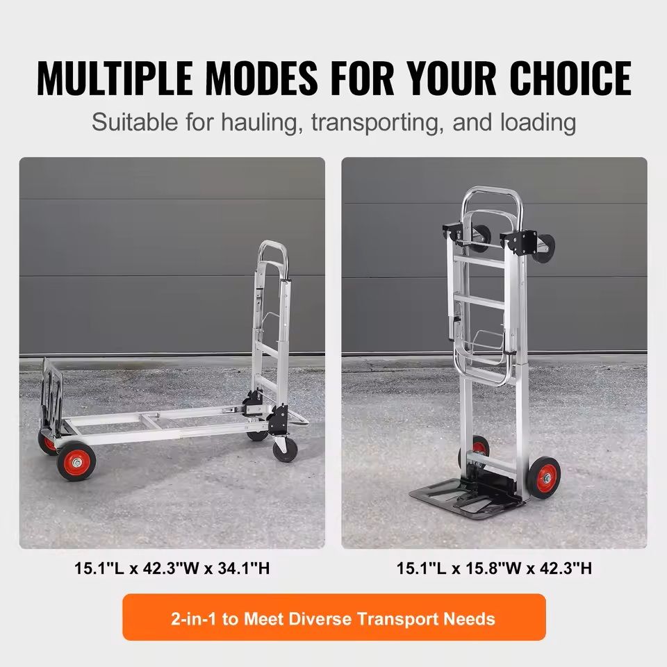 400 lbs Folding Hand Truck Lightweight Utility Dolly with Wheels