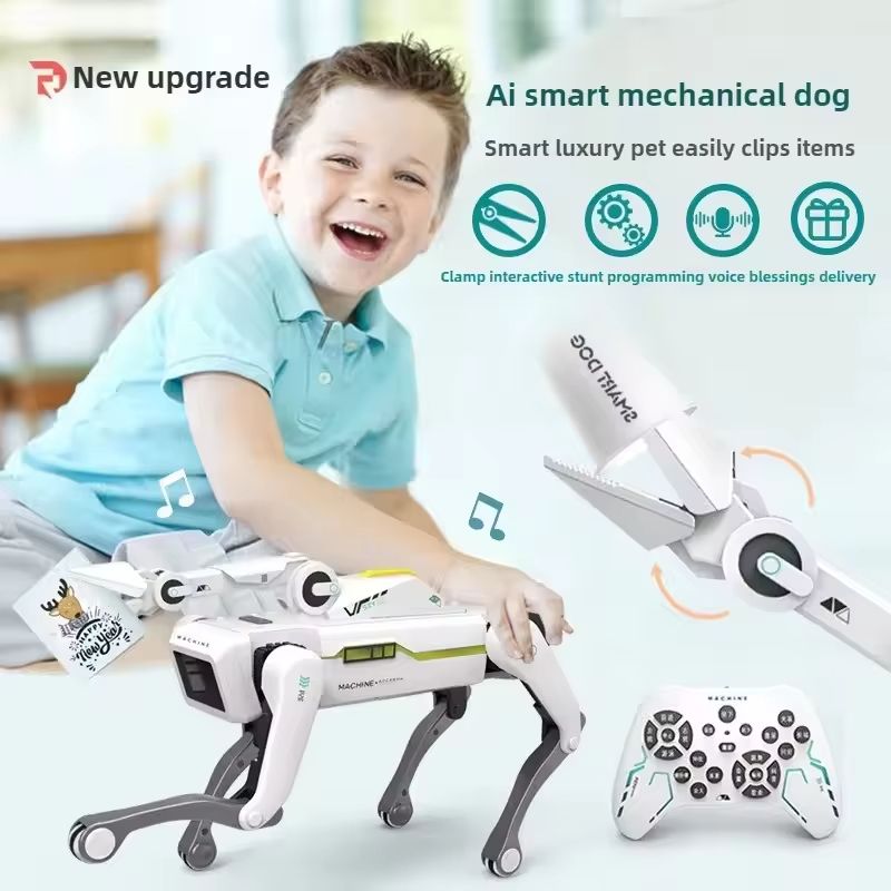 Teeggi Electric RC Robot Dog – Intelligent Remote Control Bionic Pet & Educational Smart Toy