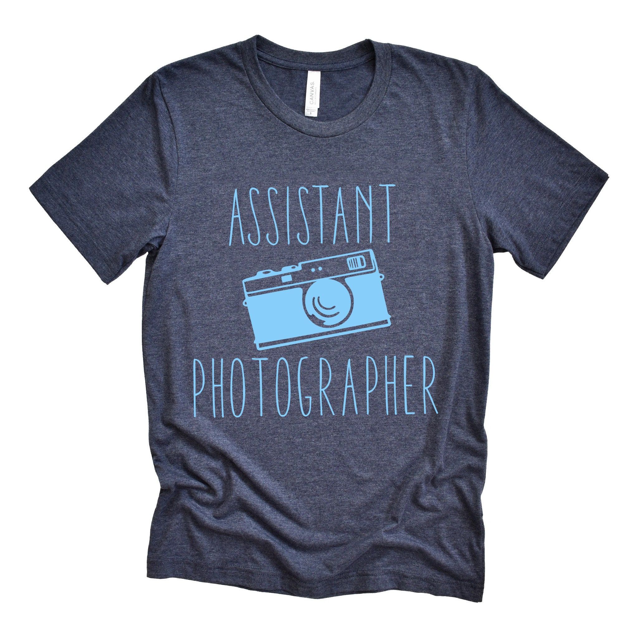 Assistant Photographer Shirt,Travel Camera Shirt,Wedding Photographer Gift,Present for Wedding Photographer