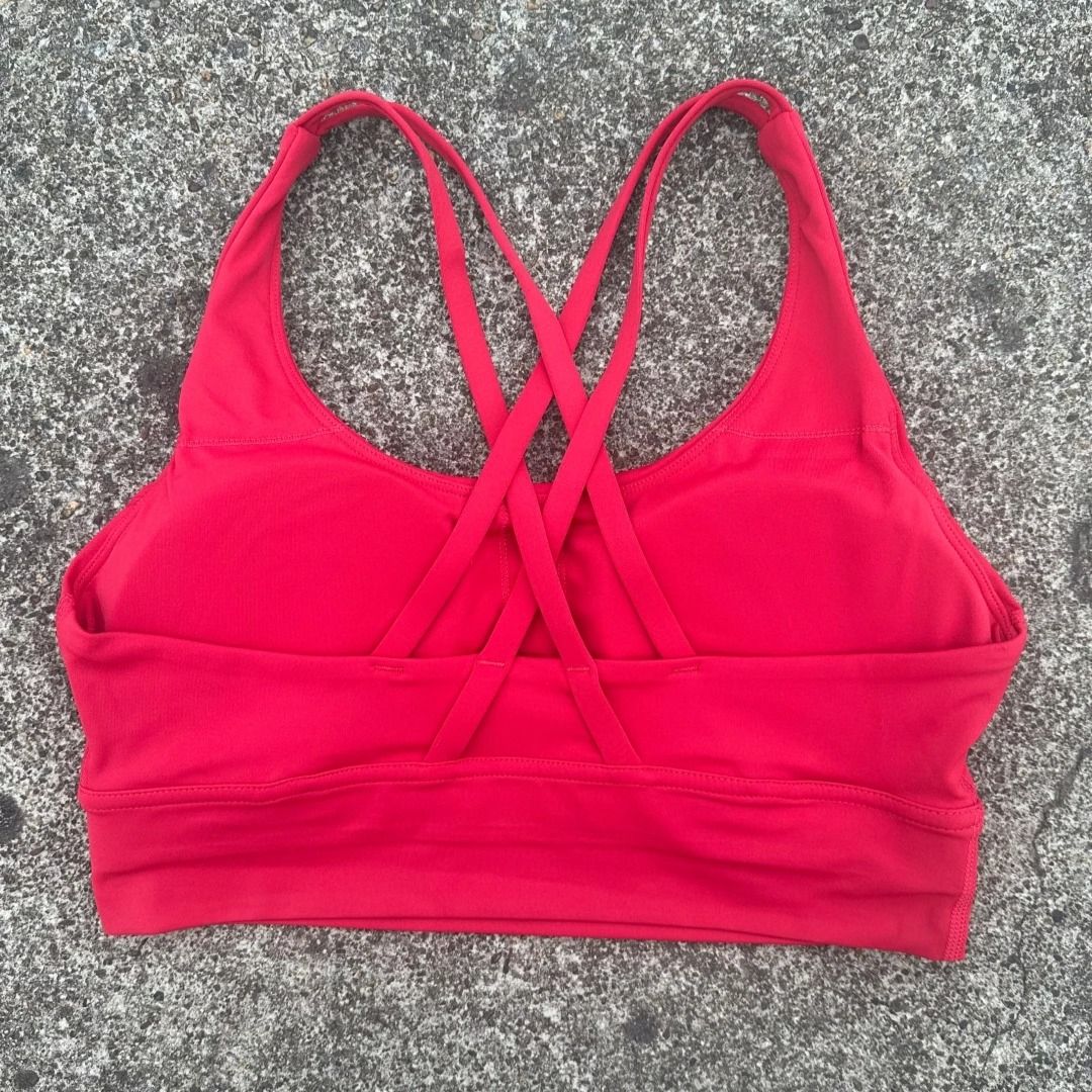 PowerCross High Strength Fitness Bra Cross Back Padded Top