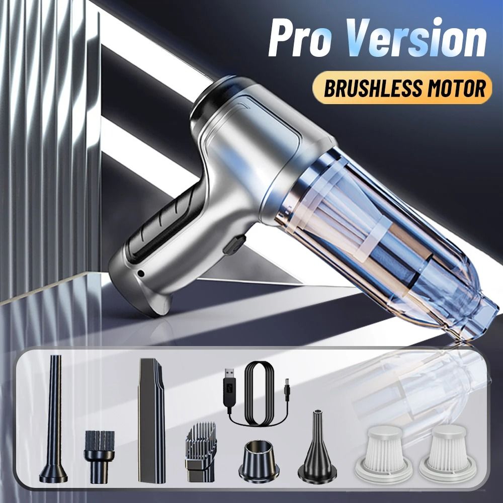 Car Vacuum Cleaner Powerful Wireless Handheld With Strong Suction