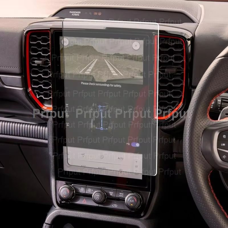 Tempered Glass Screen Protector for Ford Ranger Lariat 2024–2025 – GPS & Infotainment Protection Film