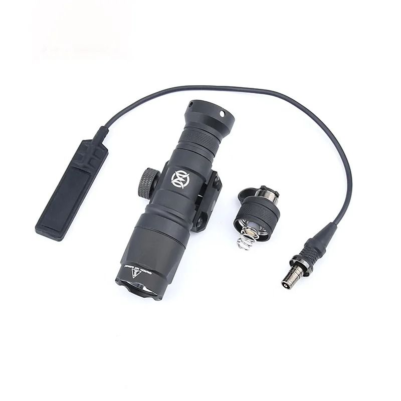 Mini Tactical Weapon Flashlight LED Scout Hunting Light with 20mm Rail Mount