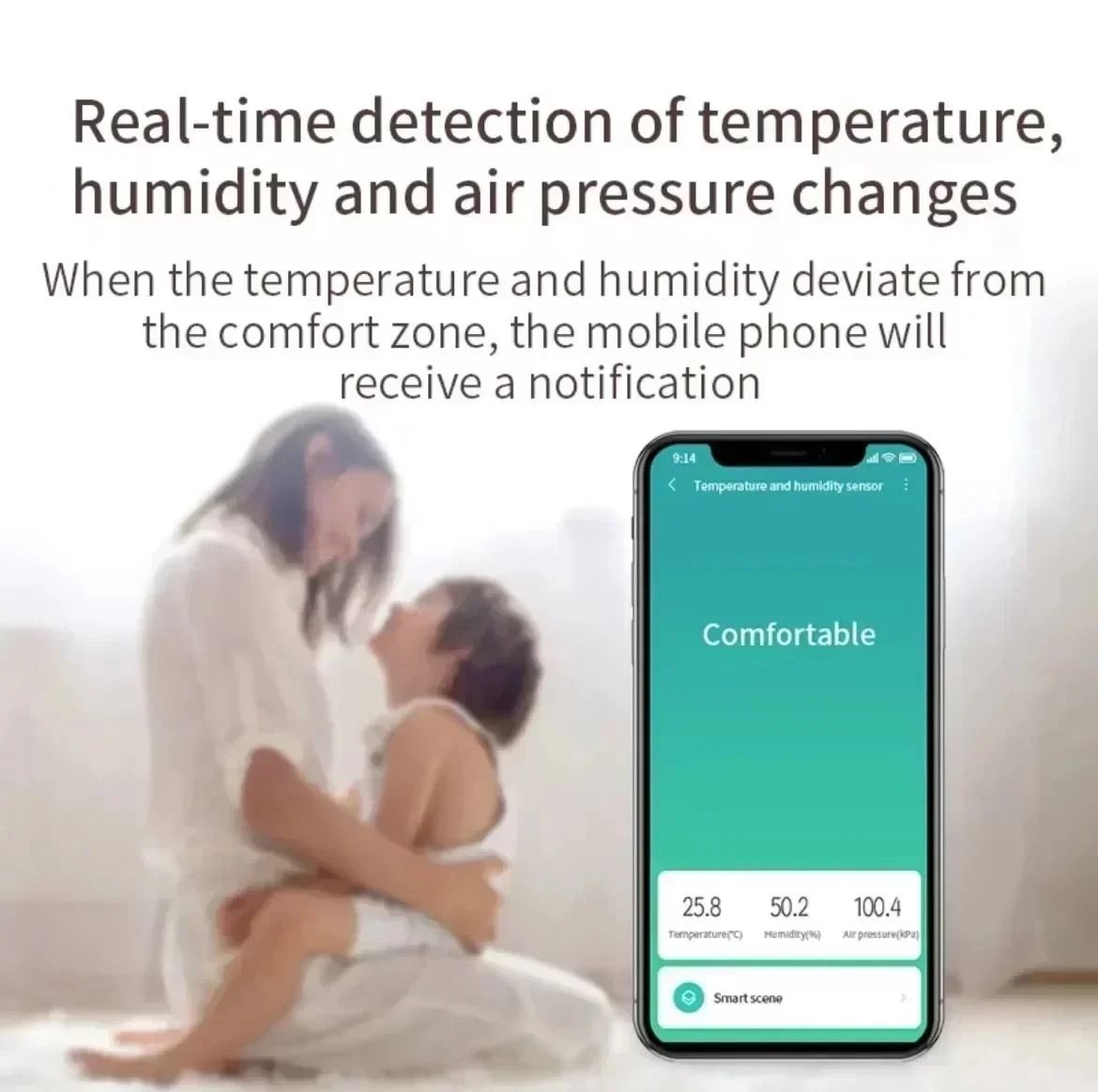 Smart Temperature Humidity and Air Pressure Sensor