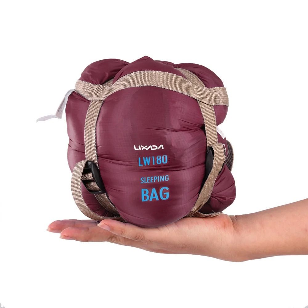 LIXADA Camping Sleeping Bag Ultralight Envelope Sleeping Bag Outdoor Travel Sleep Bag