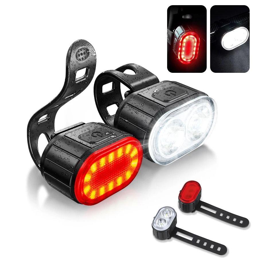 T6 LED Bicycle Front Light – High-Intensity Rechargeable Night Riding Headlamp