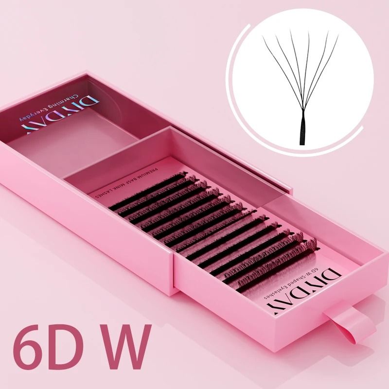 DIYDAY W Shape Eyelash Extensions Premade Fan Volume Lashes