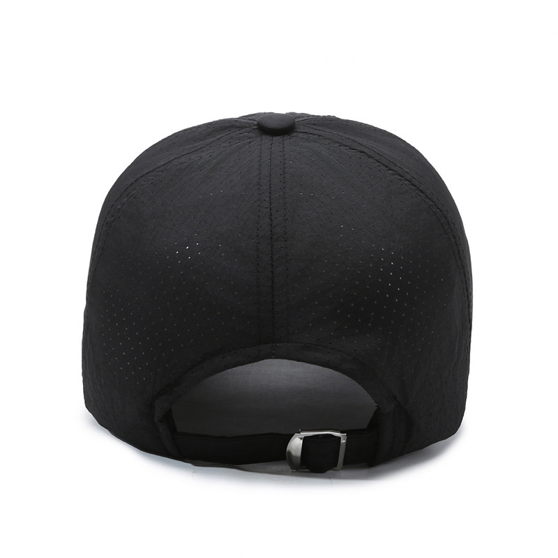 Sunscreen Breathable Quick Drying Solid Baseball Cap, Adjustable Outdoor Sports Hat for Cycling, Hiking, Fishing, Men