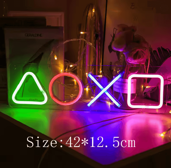 GameLite Custom Neon Wall Sign for Gamers and Home Decor