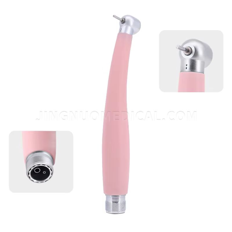 Pink Precision Dental Handpiece – High-Speed Ceramic Bearing Tool with LED Light and Water Spray
