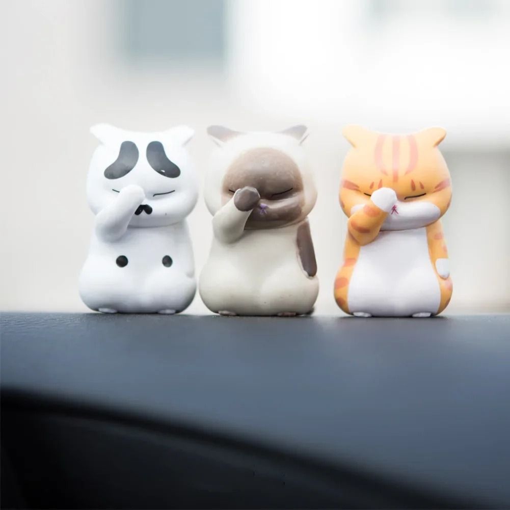Kawaii Cute Cat Doll Desktop Ornamen