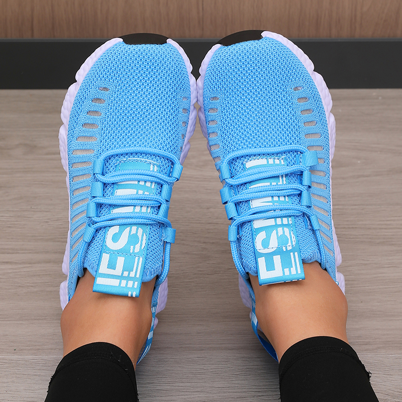 Breathable Women's Sports Platform Shoes for Outdoor Hiking, Comfortable Walking, Casual Trendy Design
