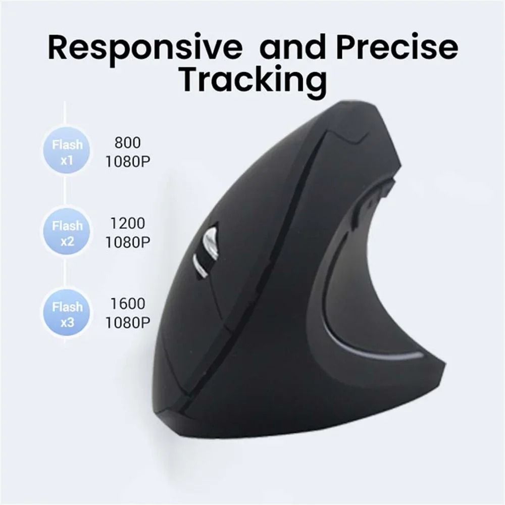 Vertical Ergonomic Silent Wireless Mouse