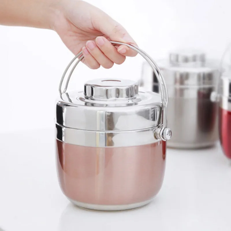 Bento Box Food Thermal Jar, Insulation Soup Thermos Bag, Portable Stainless Steel Leak-proof Lunch Storage Container