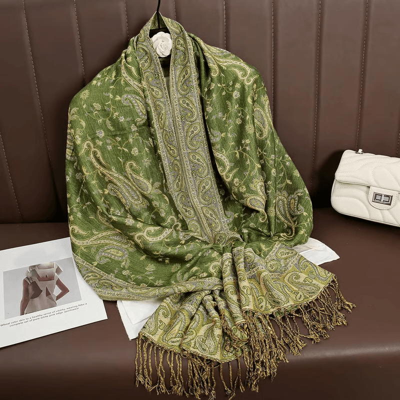 Luxury Pashmina Shawl, Soft & Warm Wrap Scarf For Womens Travel and Daily Comfort