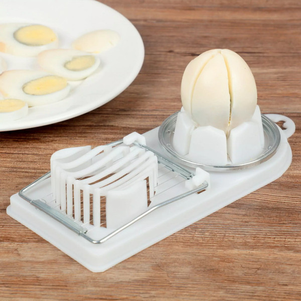 2-in-1 Stainless Steel Egg Slicer & Vegetable Cutter