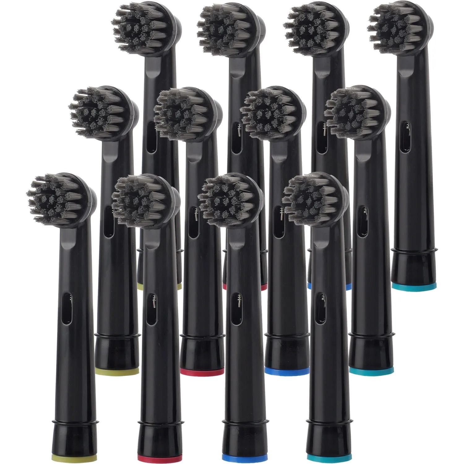 Electric Toothbrush Replacement Brush Heads Basic Cleaning Nozzle Compatible with D100 D25 D30 D32