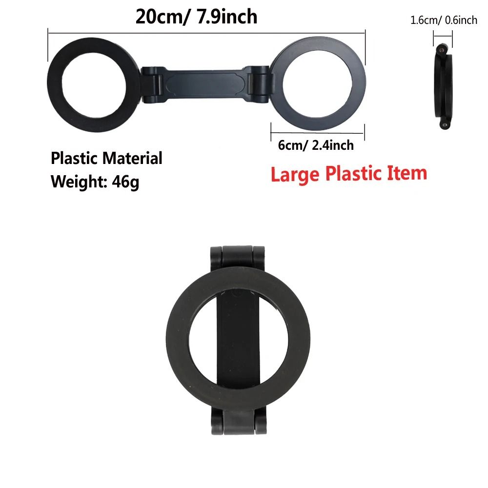 Dual-Sided Magnetic Ring Holder – Universal MagSafe Folding Bracket