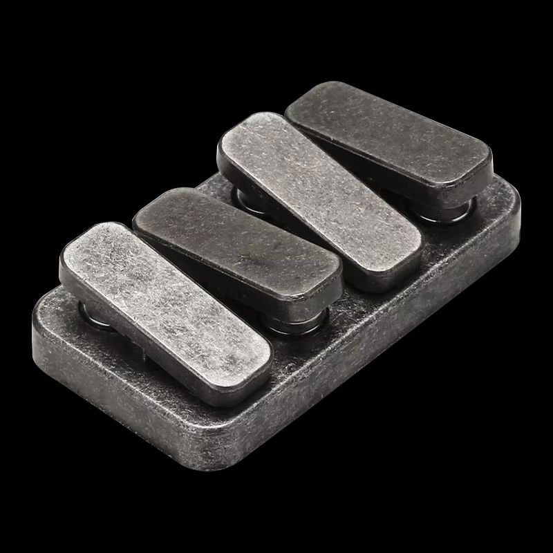 Magnetic Metal Fidget Slider Push Card – Premium EDC Desk Toy