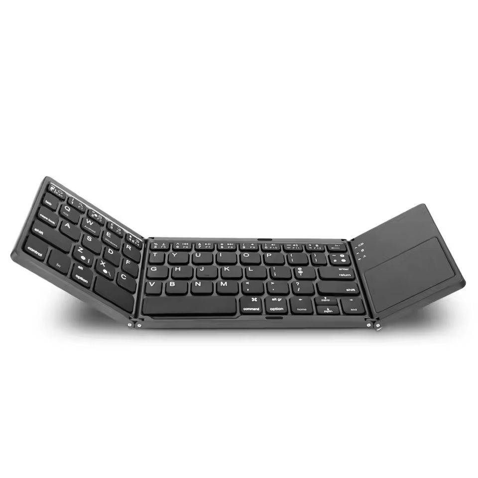 Foldable Wireless Bluetooth Keyboard with Touchpad