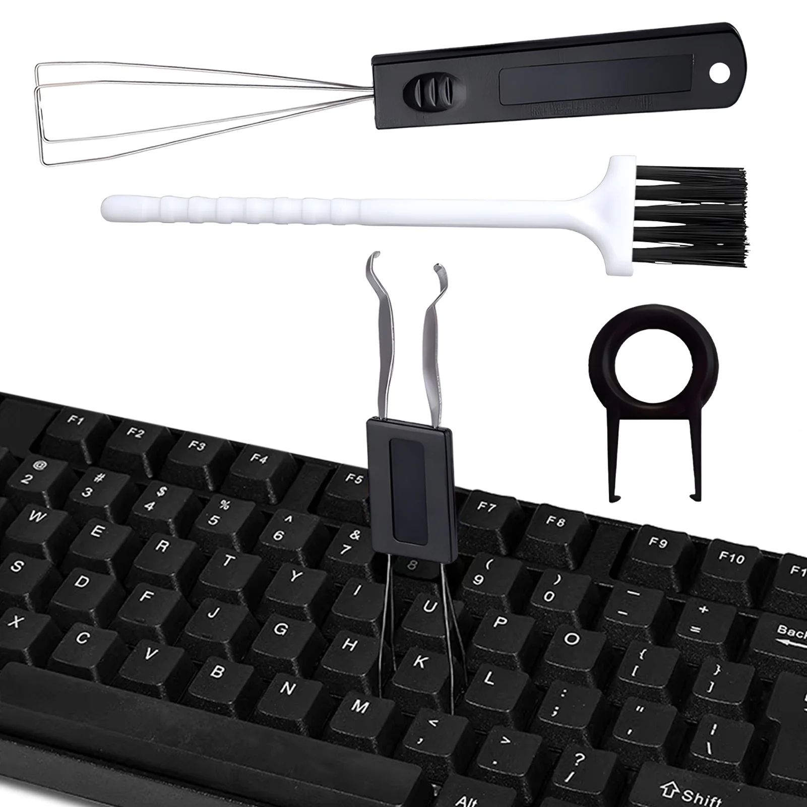 Keycap Removal Tool Set with Brush