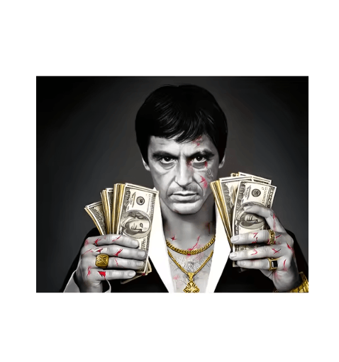 Scarface Poster Canvas Tony Montana Wall Art for Bold Living Spaces