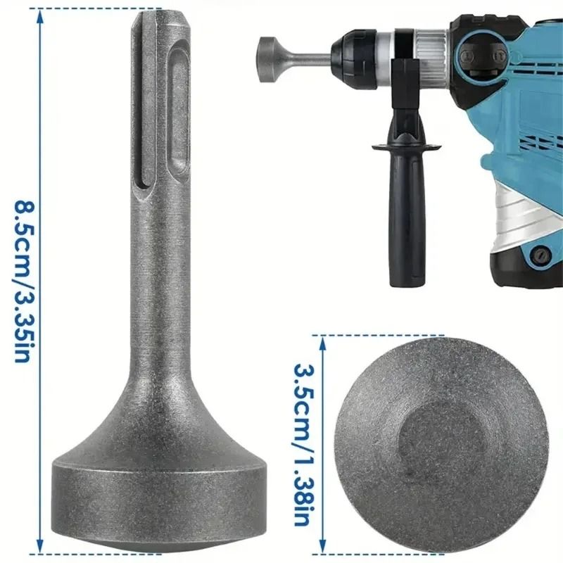 Ground Rod Driver Steel Drill Bit Socket 85mm Heavy Duty