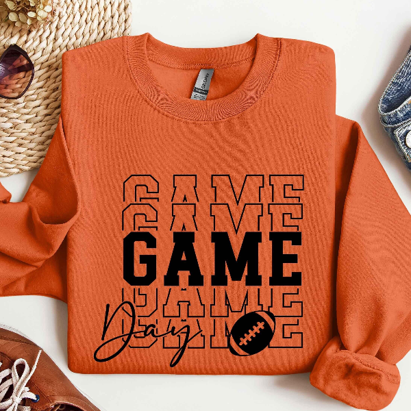 Game Day Football Shirt Women Fan Wear Game Day Shirt, Football Shirt, Game day Sweatshirt, Game day Hoodies,