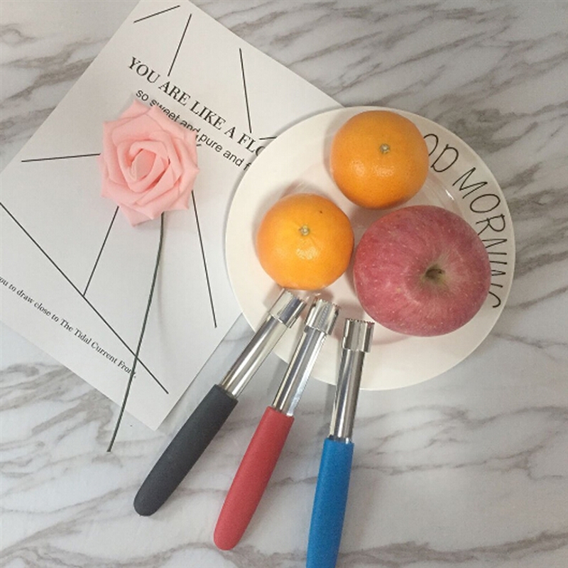 Apple Corer Pitter & Pear Bell Twist, Efficient Fruit Seed Remover and Pit Extractor for Quick Kitchen Prep