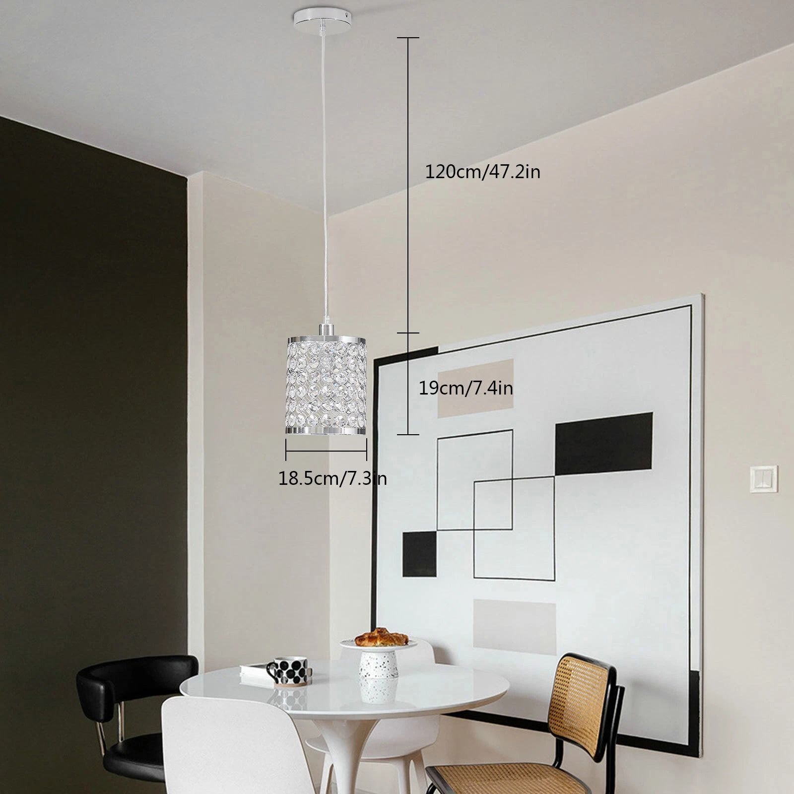 Kitchen Island Lamp Hanging Ceiling Light Fixture, Modern Pendant Light