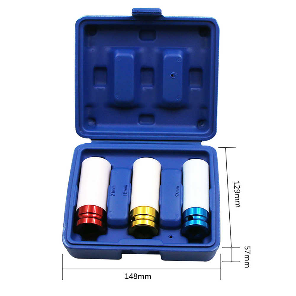 Premium Color Tire Protection Nut Socket Set for Car Wheels