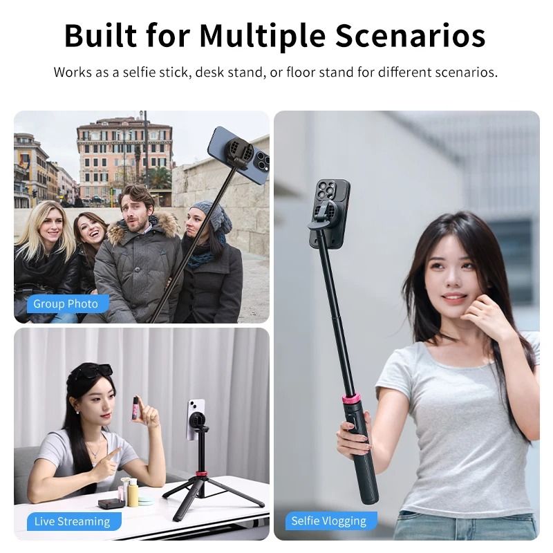 Ulanzi MT 84 1.53m Magnetic Tripod with Bluetooth Remote