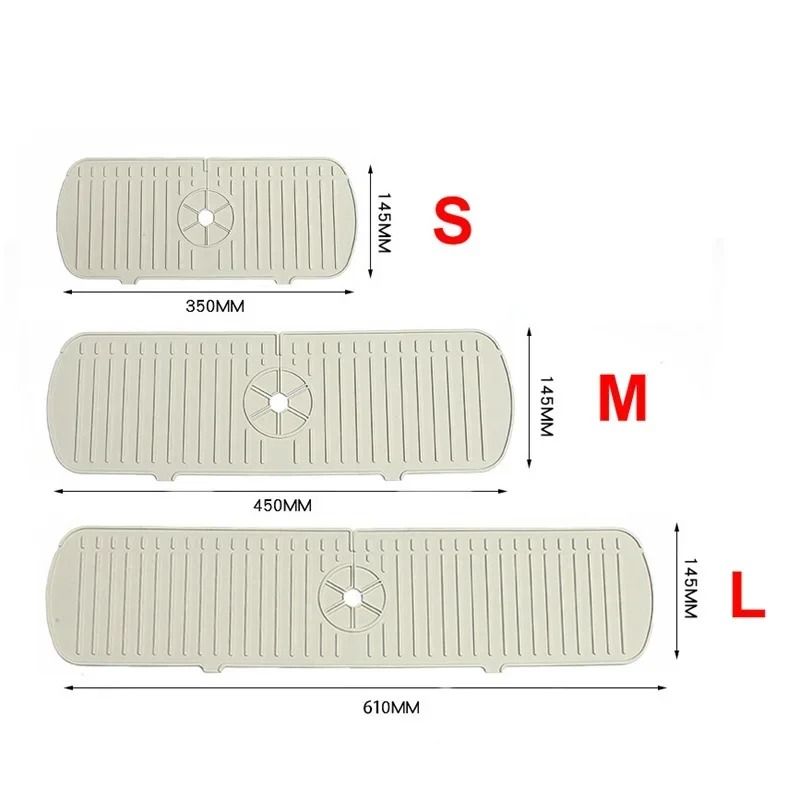 Ripple-Flow Silicone Faucet Mat