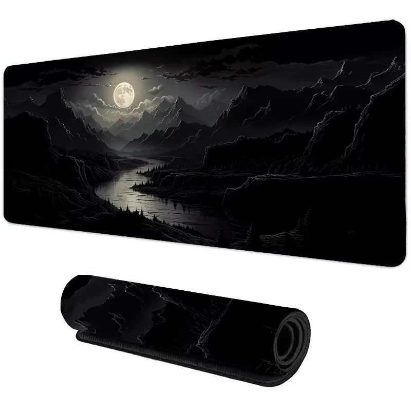 Moonlight Aura XXL Gaming Desk Mat - Large Mouse Pad with Non Slip Base