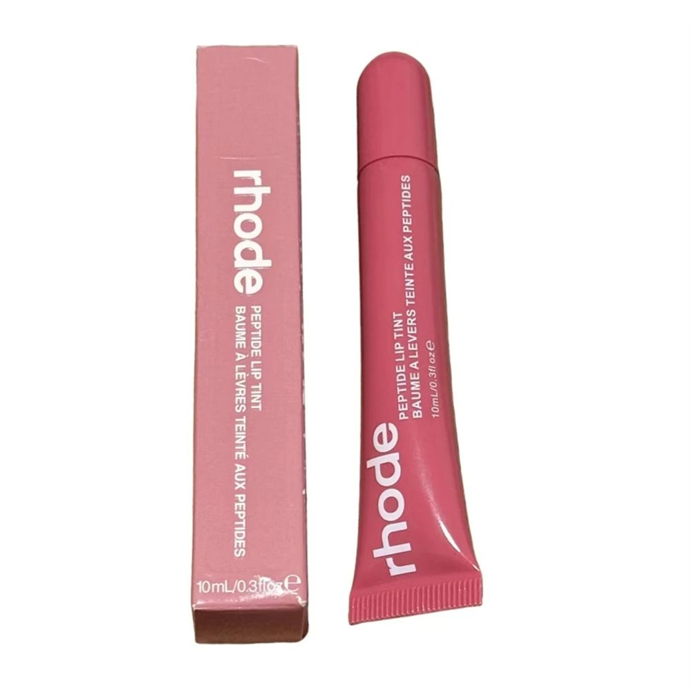 Rhode Makeup Lipstick Phone Case, Moisturizer Lip Gloss Holder, Lasting Nourishing Lines, Salty Tan, Raspberry Toast