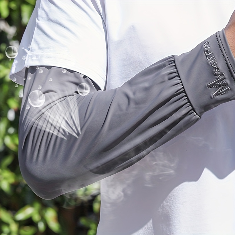 Cooling Arm Sleeves for Men – Breathable, Sun Protection, Ice Silk Sleeves for Summer Sports, Cycling, and Driving