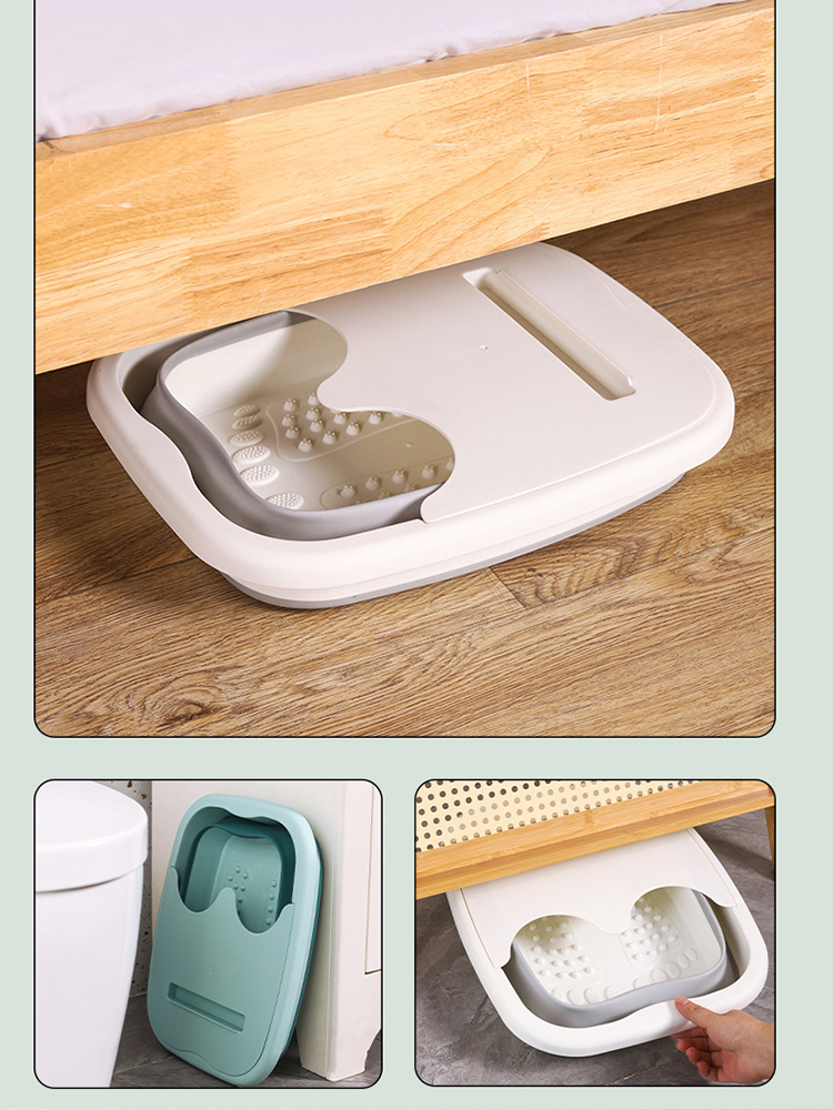 Folding Basin Spa Footbath Massage Bucket Pedicure Bath Tub Household Sauna Foot Bath Soaking Bucket