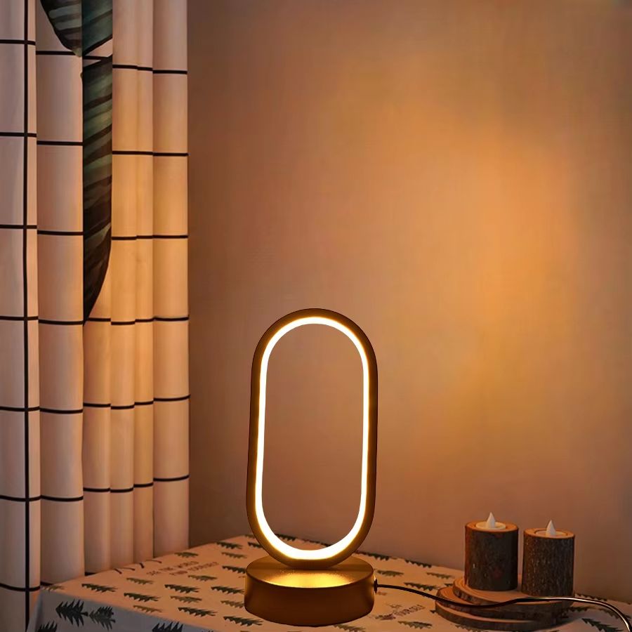 Modern LED U-Shaped Lamp – Decorative Bedside & Living Room Night Light for Bedroom, Study, or Home Decor