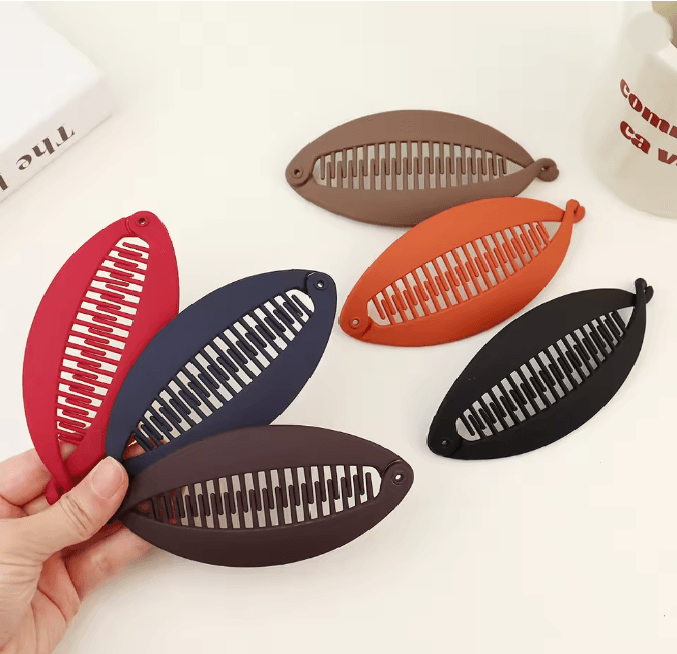 Matte Fish Shape Hair Claw Clip
