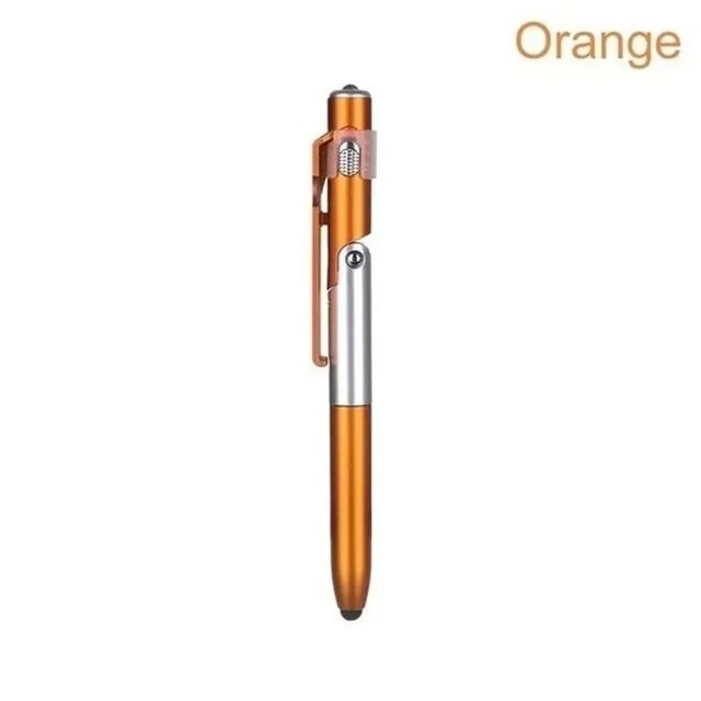 4 in 1 Multifunction Pen with LED Light and Phone Holder Ballpoint Pen Gadget