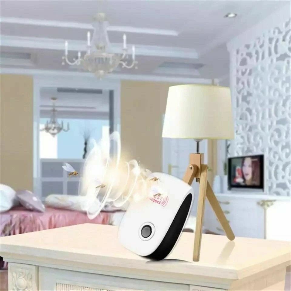 Pest Reject Pro Ultrasonic Repeller for Home & Office Bed Bugs, Mites, Spiders, Roaches Defender