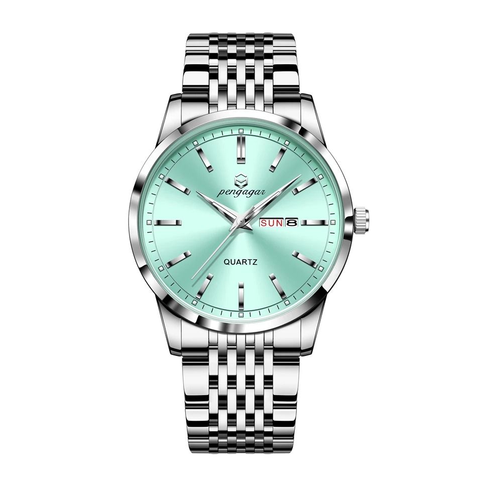 Luxury Stainless Steel Watch – Waterproof Luminous Business Quartz Timepiece