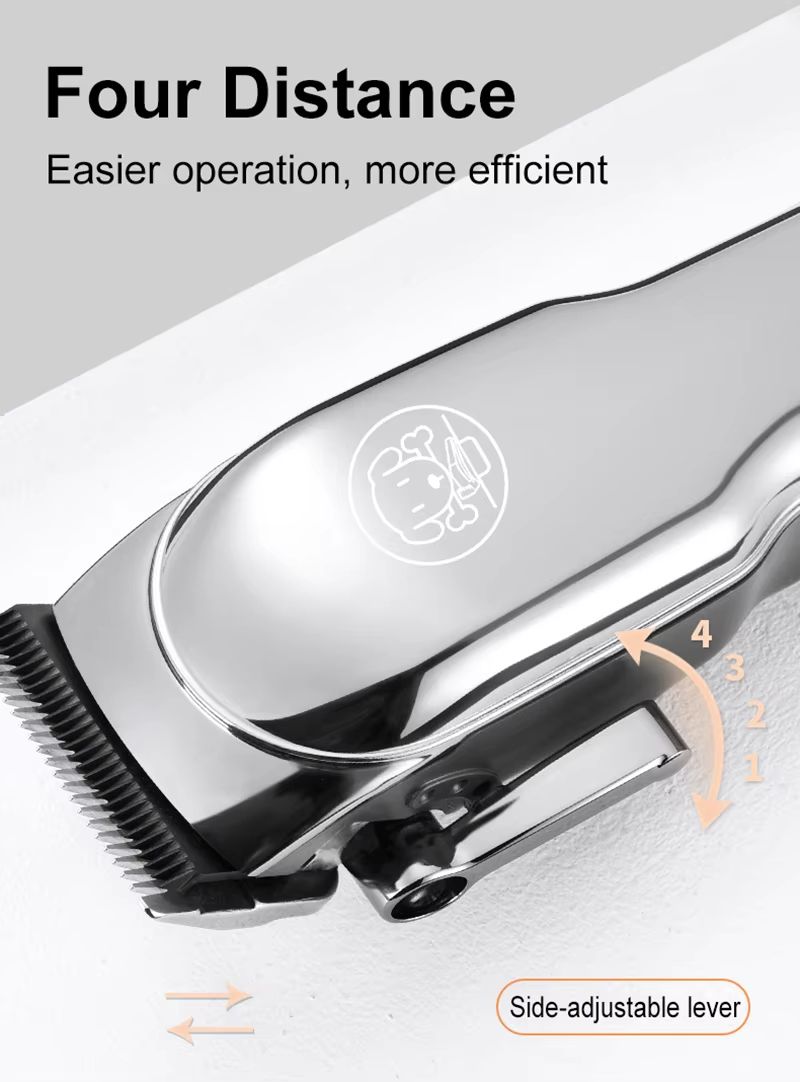 Professional Pet Grooming Clipper – Quiet Dog Hair Trimmer and Cat Shaver with Complete Grooming Kit