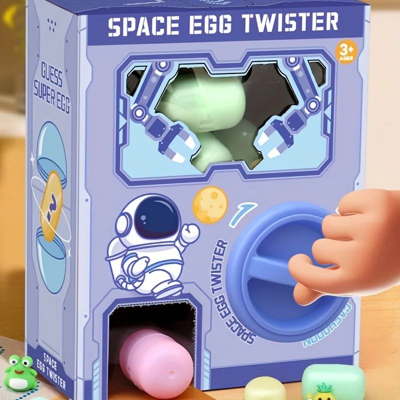 Mini Capsule Vending Machine Surprise Egg Toy – Kids Blind Box Dispenser Fun Game