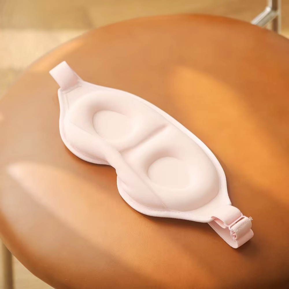 Pressure Free Sleeping Mask, Light Blocking Capsule Eye Mask, Summer Soft 3D Breathable Sleep and Sunshade