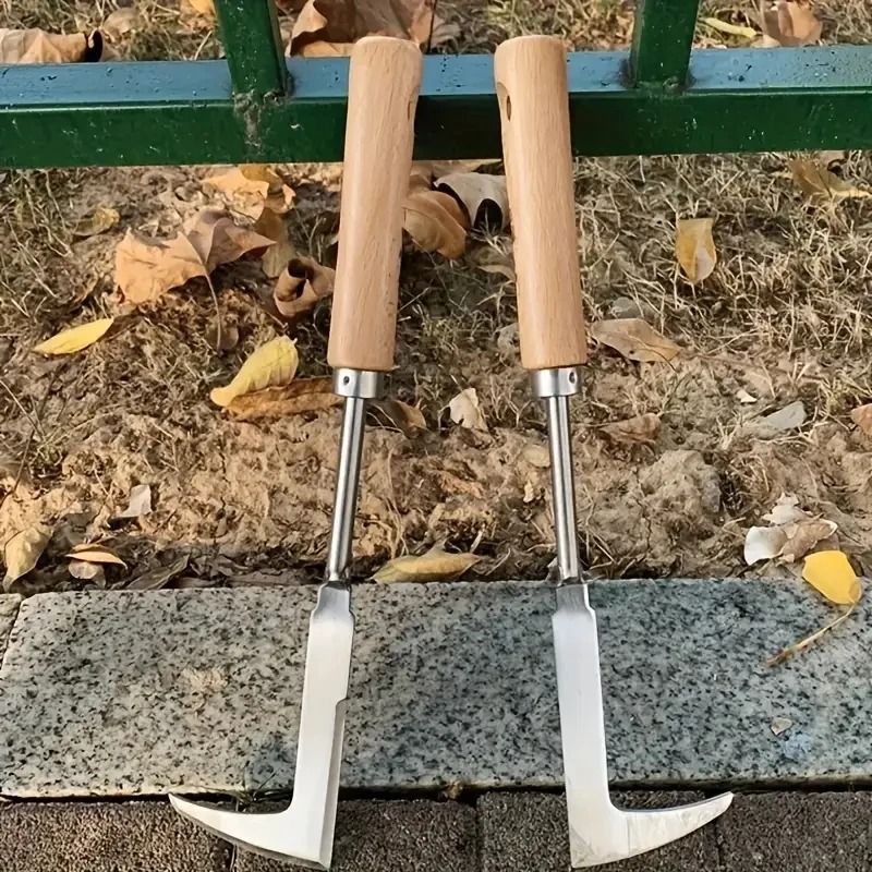 Heavy Duty Carbon Steel Weeding Shovel with Ergonomic Grip