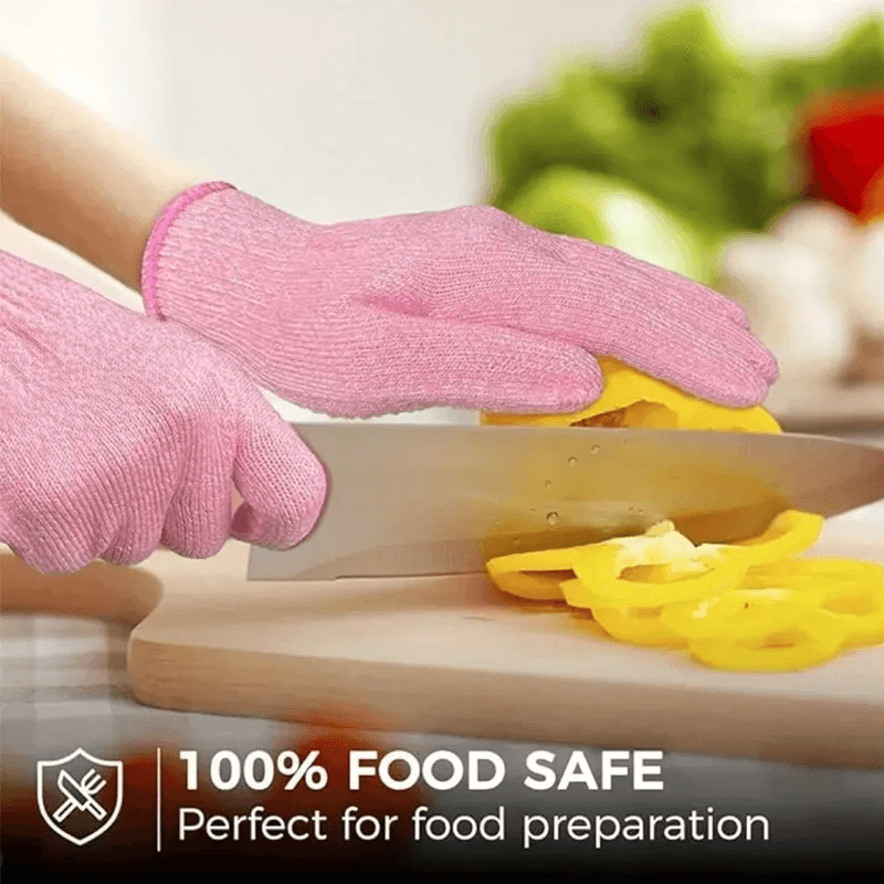 Cut-Resistant Kitchen Gloves with Touchscreen Compatibility